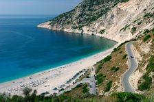 Mirtos Beach, Kefalonia, Greece. Creator: Peter Thompson