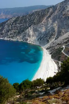 Mirtos Beach, Kefalonia, Greece. Creator: Peter Thompson