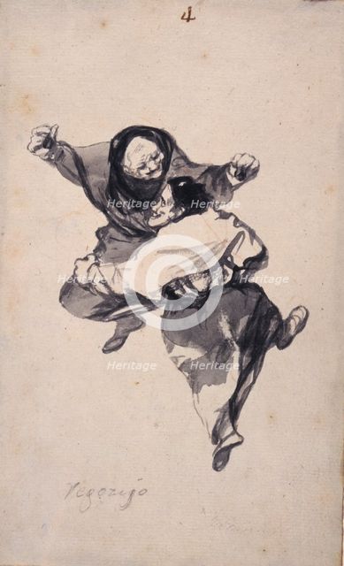 Mirth (Regozijo). Album Witches and Old Women, ca 1820.