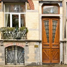 Miscellaneous Brussels art nouveau details, Belgium, c2014-c2017. Artist: Alan John Ainsworth