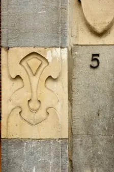 Miscellaneous Brussels art nouveau details, Belgium, c2014-c2017. Artist: Alan John Ainsworth