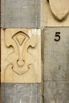 Miscellaneous Brussels art nouveau details, Belgium, c2014-c2017. Artist: Alan John Ainsworth