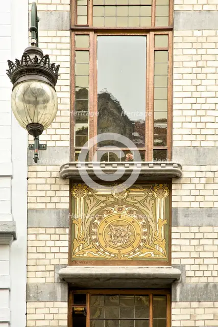 Miscellaneous Brussels art nouveau details, Belgium, c2014-c2017. Artist: Alan John Ainsworth.