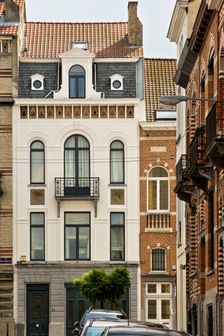 Miscellaneous Brussels art nouveau details, Belgium, c2014-c2017. Artist: Alan John Ainsworth