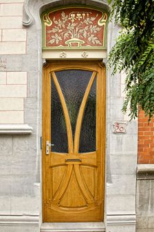 Miscellaneous Brussels art nouveau details, Belgium, c2014-c2017. Artist: Alan John Ainsworth