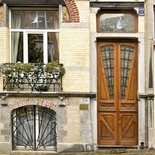 Miscellaneous Brussels art nouveau details, Belgium, c2014-c2017. Artist: Alan John Ainsworth