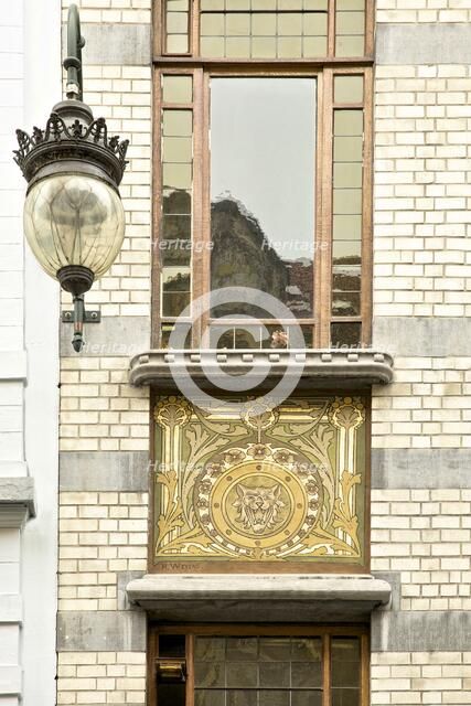 Miscellaneous Brussels art nouveau details, Belgium, c2014-c2017. Artist: Alan John Ainsworth.