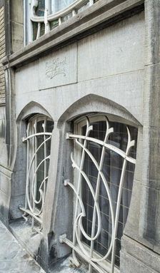 Miscellaneous Brussels art nouveau details, Belgium, c2014-c2017. Artist: Alan John Ainsworth