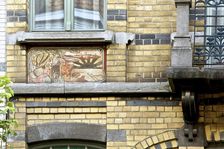 Miscellaneous Brussels art nouveau details, Belgium, c2014-c2017. Artist: Alan John Ainsworth