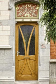 Miscellaneous Brussels art nouveau details, Belgium, c2014-c2017. Artist: Alan John Ainsworth