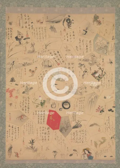Miscellaneous Paintings and Calligraphy for the Third Year of the Bunsei Era, 1820. Creator: Tani Buncho.