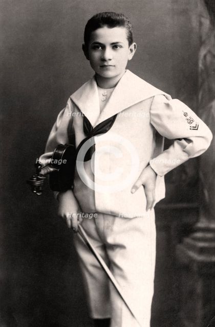 Mischa Elman (1891-1967), Ukranian violinist, early 20th century.Artist: Rotary Photo