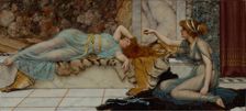 Mischief and Repose, 1895. Creator: John William Godward