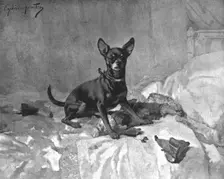 'Mischief" after Madame Euphemie Muraton 1890. Creator: Unknown