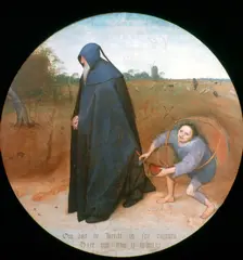 Misanthrope 1568. Artist: Pieter Bruegel the Elder