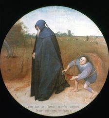 Misanthrope 1568. Artist: Pieter Bruegel the Elder