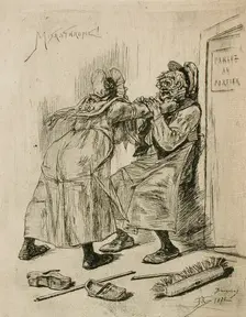 Misanthropie!, 1872. Creator: Félicien Rops