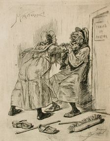Misanthropie!, 1872. Creator: Félicien Rops