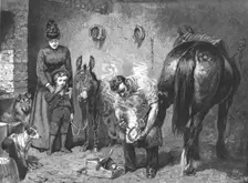 '"Misgivings"--His First Visit to the Forge 1890. Creator: Unknown