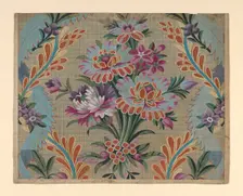 Mise-en-carte (Point-paper), France, 1760/90. Creator: Unknown