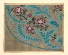 Mise-en-carte (Point-paper), France, 1760/90. Creator: Unknown