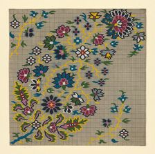 Mise-en-carte (Point-paper), France, 1760/90. Creator: Unknown