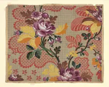 Mise-en-carte (Point-paper), France, 1760s. Creators: Nicolas Guerin et cie, Pierre Huilliot