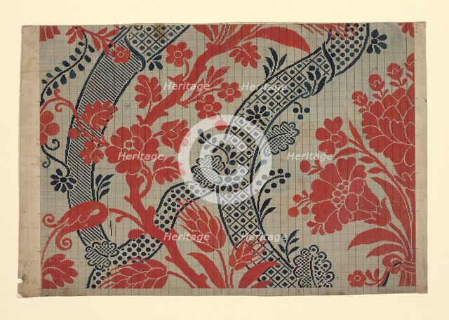Mise-en-carte (Point-paper), France, 1775/1825. Creator: Unknown.
