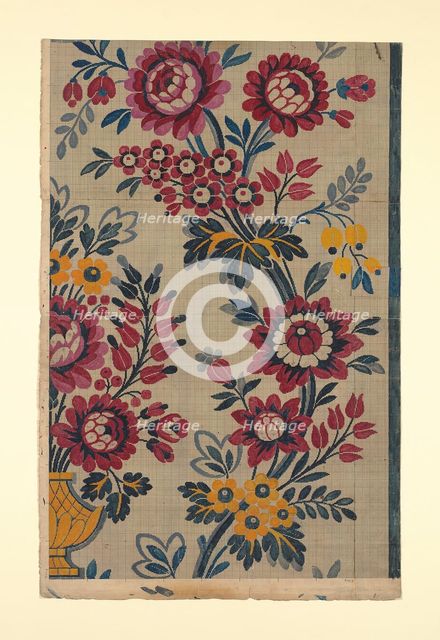 Mise-en-carte (Point-paper), France, After 1780. Creator: Germain Frères.