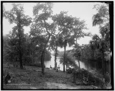 Misenor's Ldg. on the Tomoka, c1894. Creator: William H. Jackson