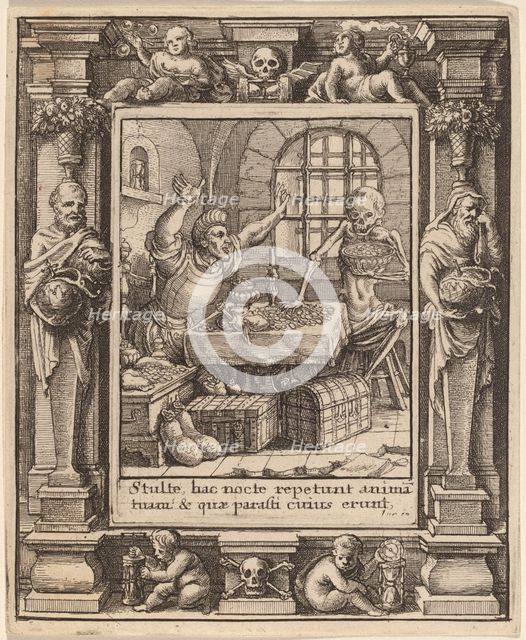 Miser, 1651. Creator: Wenceslaus Hollar.