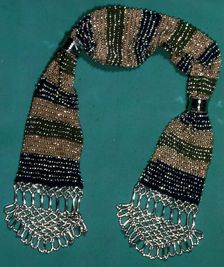 Miser purse, France, c. 1850. Creator: Unknown