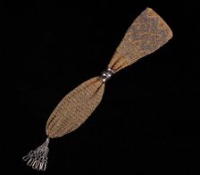 Miser's purse, American, 1840-60. Creator: Unknown