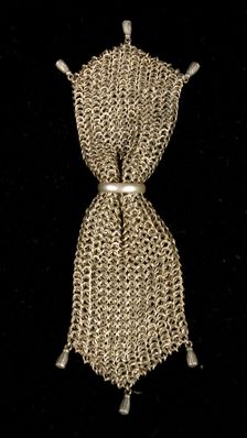 Miser's purse, American, third quarter 19th century. Creator: Unknown