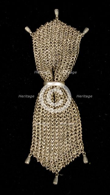 Miser's purse, American, third quarter 19th century. Creator: Unknown.