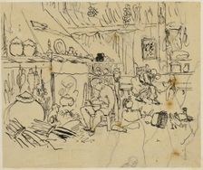Misery at Home, n.d. Creator: Rodolphe Bresdin