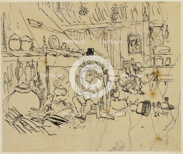 Misery at Home, n.d. Creator: Rodolphe Bresdin.