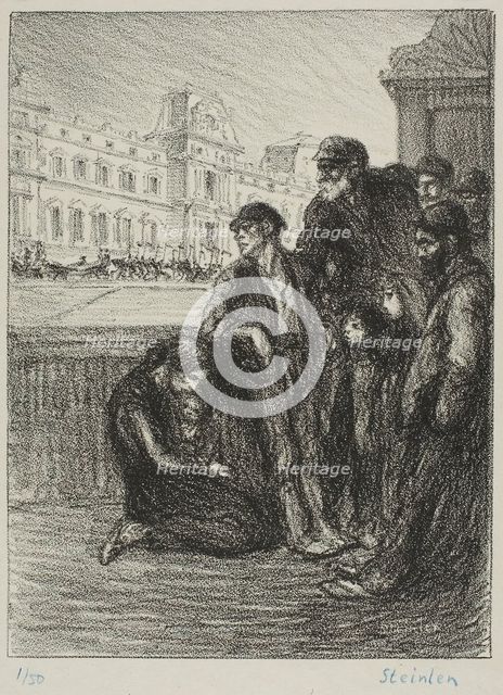 Misery and splendor, 1908. Creator: Theophile Alexandre Steinlen.