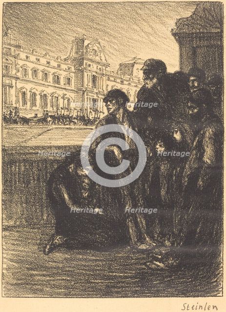 Misery and Splendor (Misere et splendeur), 1908. Creator: Theophile Alexandre Steinlen.