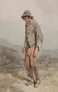 Misery, c1855. Creator: Paul Gavarni