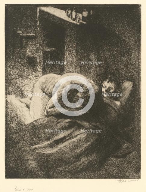 Misery (La Misère), c. 1886. Creator: Paul Albert Besnard.