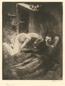 Misery (La Misère), c. 1886. Creator: Paul Albert Besnard