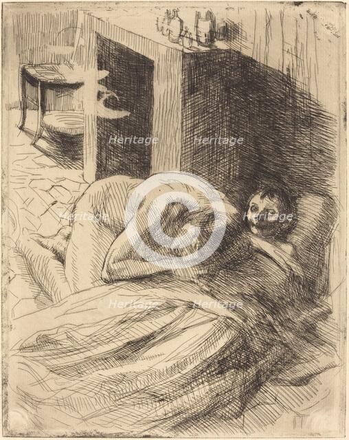 Misery (La Misère), c. 1886. Creator: Paul Albert Besnard.