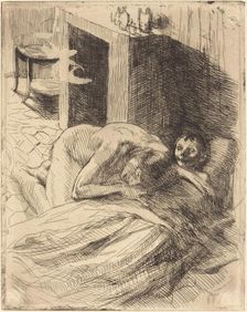 Misery (La Misère), c. 1886. Creator: Paul Albert Besnard