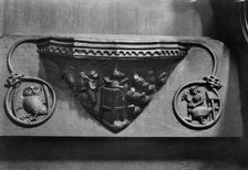 Misericord, Beverley Minster, East Riding of Yorkshire, 1959. Artist: GE Pearson