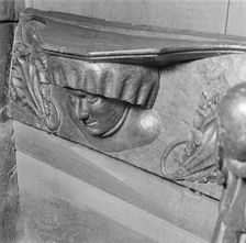 Misericord, St Michael's Church, Bishop's Stortford, Hertfordshire, 1945-1980. Artist: Eric de Maré
