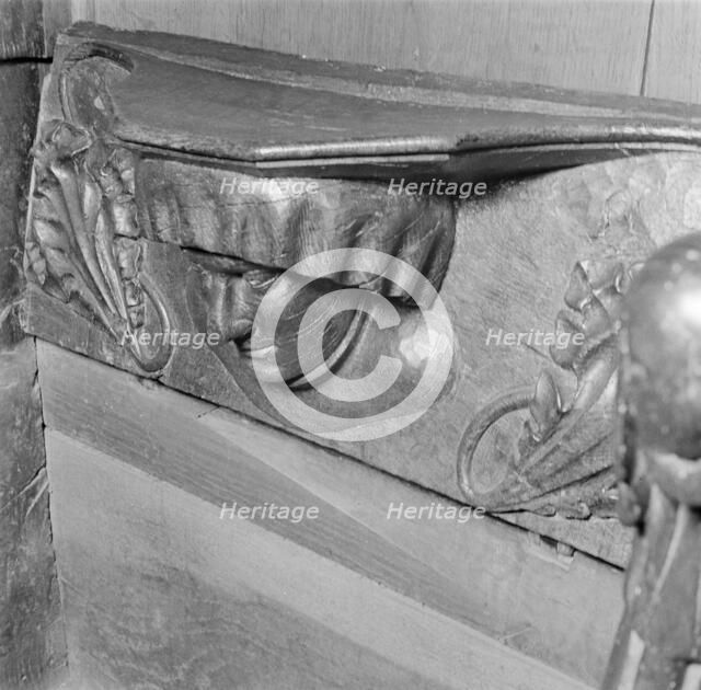 Misericord, St Michael's Church, Bishop's Stortford, Hertfordshire, 1945-1980. Artist: Eric de Maré.