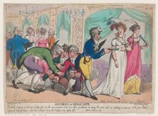 Miseries of High Life, March 1, 1808., March 1, 1808. Creator: Thomas Rowlandson