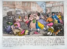 Miseries of London 1807. Artist: Thomas Rowlandson