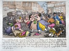 Miseries of London 1807. Artist: Thomas Rowlandson